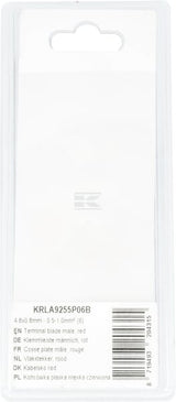 Flachstecker, rot 4,8x0,8mm - 0,5-1,0mm² (6)