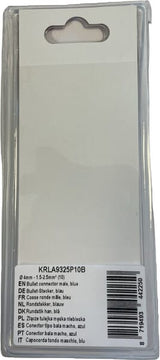 Rundsteckverbinder, blau Ø 4mm - 1.5-2.5mm² (10)