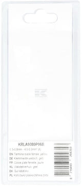 Flachsteckerhülse gelb 6.3x0.8mm - 4.0-6.0mm² (6)