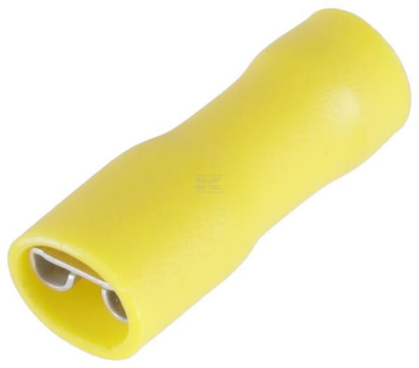 Flachsteckerhülse gelb 6.3x0.8mm - 4.0-6.0mm² (6)