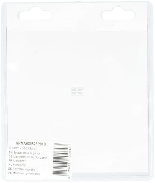 Manometer für Spritzgeräte Ø 63mm x 0-8-25 Bar (1)