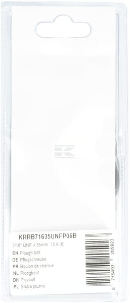Pflugschraube 7/16" UNF x 35mm, 12.9 (6)
