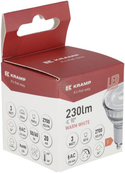 LED SMD Glühbirne - Spot MR16 GU10 3W
