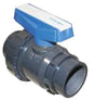 PVC-Kugelhahn F1 "xF1" mit einfachem Anschluss