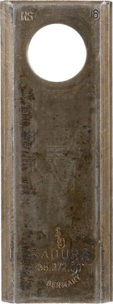 Mähmesser links / rechts 110x40x3 mm, Bohrung Ø 20,50 mm, geeignet für Taarup
