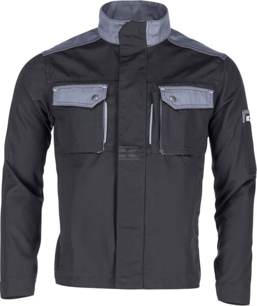 Arbeitsjacke , schwarz-grau, Größe XL, Kramp
