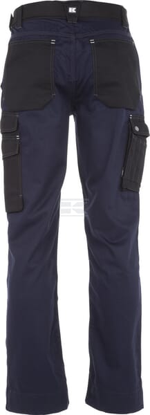 Arbeitshosen , Unisex , 4XL 118-128cm , blau schwarz, Kramp Original by Kramp