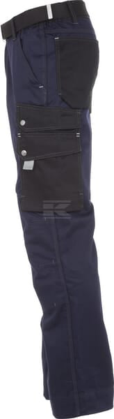 Arbeitshosen , Unisex , 4XL 118-128cm , blau schwarz, Kramp Original by Kramp