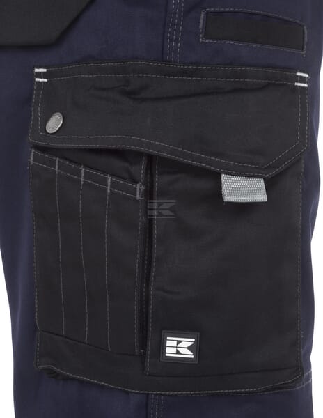 Arbeitshosen , Unisex , 4XL 118-128cm , blau schwarz, Kramp Original by Kramp