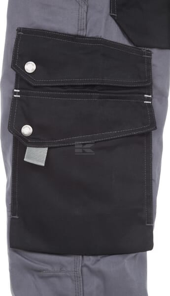 Arbeitshosen , Unisex , S 75-85cm , grau schwarz, Kramp Original by Kramp