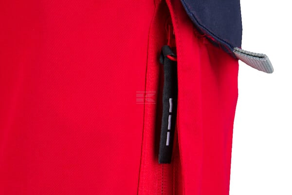Arbeitshosen , Unisex , M 82-92cm , rot blau, Kramp Original by Kramp