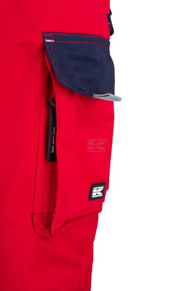 Arbeitshosen , Unisex , M 82-92cm , rot blau, Kramp Original by Kramp