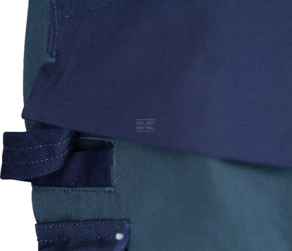 Arbeitshosen , Unisex , M 82-92cm , grün blau, Kramp Original by Kramp