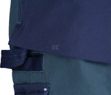 Arbeitshosen , Unisex , M 82-92cm , grün blau, Kramp Original by Kramp
