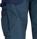 Arbeitshosen , Unisex , M 82-92cm , grün blau, Kramp Original by Kramp