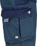 Arbeitshosen , Unisex , M 82-92cm , grün blau, Kramp Original by Kramp