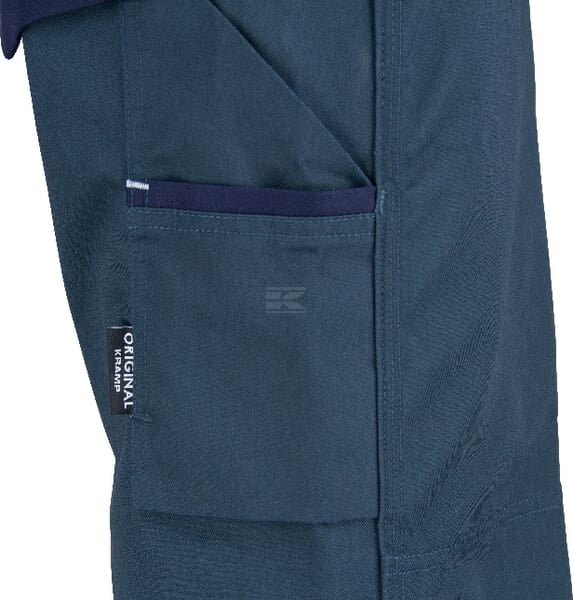 Arbeitshosen , Unisex , M 82-92cm , grün blau, Kramp Original by Kramp