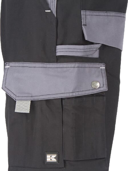 Arbeitshosen , Unisex , S 75-85cm , schwarz grau, Kramp Original by Kramp