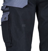 Arbeitshosen , Unisex , S 75-85cm , schwarz grau, Kramp Original by Kramp