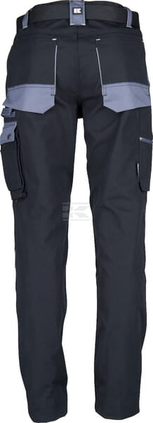 Arbeitshosen , Unisex , S 75-85cm , schwarz grau, Kramp Original by Kramp
