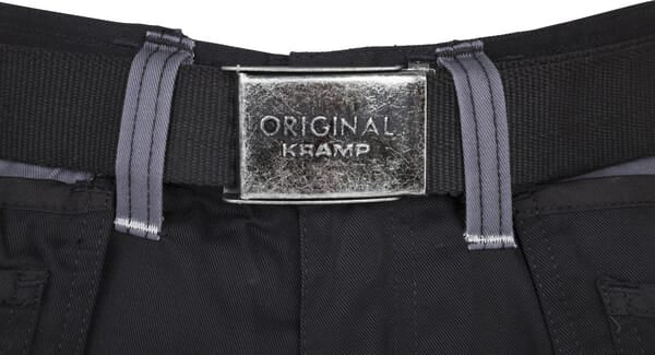 Hosen , Unisex , 3XL 112-122cm , schwarz grau, Kramp Original by Kramp