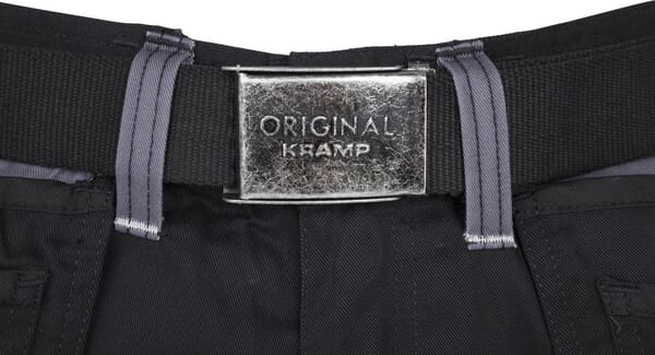 Hosen , Unisex , 5XL 124-134cm , schwarz grau, Kramp Original by Kramp