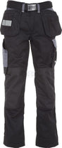 Hosen , Unisex , 3XL 112-122cm , schwarz grau, Kramp Original by Kramp