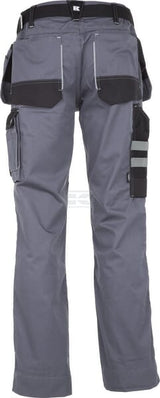 Hosen , Unisex , 5XL 124-134cm , grau schwarz, Kramp Original by Kramp