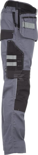 Hosen , Unisex , 3XL 112-122cm , grau schwarz, Kramp Original by Kramp