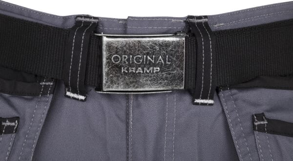 Hosen , Unisex , 3XL 112-122cm , grau schwarz, Kramp Original by Kramp