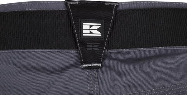 Hosen , Unisex , 3XL 112-122cm , grau schwarz, Kramp Original by Kramp