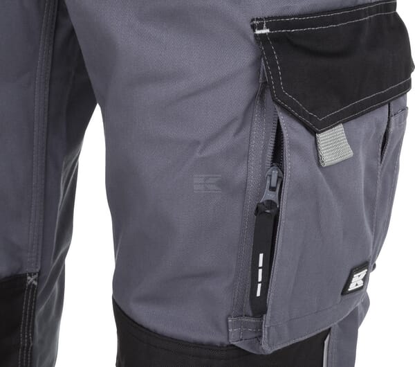 Hosen , Unisex , M 82-92cm , grau schwarz, Kramp Original by Kramp