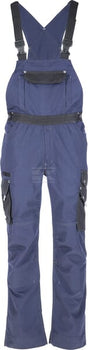 Latzhose, Erwachsener, Gr. M UK:36-38 , blau schwarz, Kramp Original , by Kramp