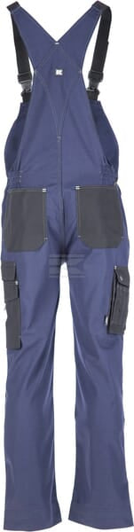 Latzhose, Erwachsener, Gr. 3XL UK:46 , blau schwarz, Kramp Original , by Kramp