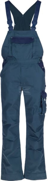Latzhose, Erwachsener, Gr. 2XL UK:42-44 , grün blau, Kramp Original , by Kramp