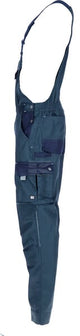 Latzhose, Erwachsener, Gr. 2XL UK:42-44 , grün blau, Kramp Original , by Kramp