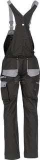 Latzhose, Erwachsener, Gr. 4XL UK:n/a , schwarz grau, Kramp Original , by Kramp