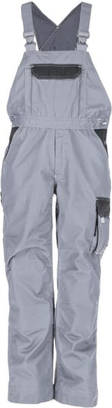 Latzhose, Erwachsener, Gr. 3XL UK:46 , grau schwarz, Kramp Original , by Kramp