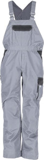 Latzhose, Erwachsener, Gr. 3XL UK:46 , grau schwarz, Kramp Original , by Kramp