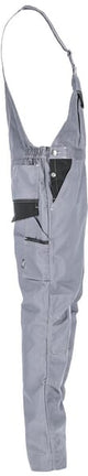 Latzhose, Erwachsener, Gr. 3XL UK:46 , grau schwarz, Kramp Original , by Kramp