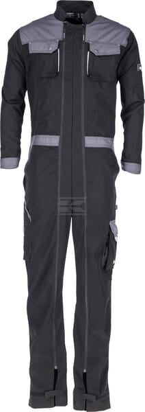 Overalls, Erwachsener, Gr.2XL UK:n/a, schwarz/grau, Kramp Original