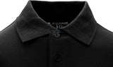 Polo T-shirt schwarz 2XS
