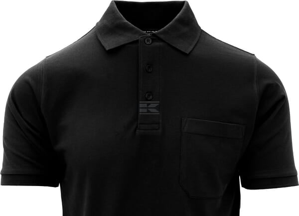 Polo T-shirt schwarz 2XL