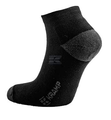 Sneaker-Socken hoch UK: 6-8 (39-43) schwarz, 2 Paar
