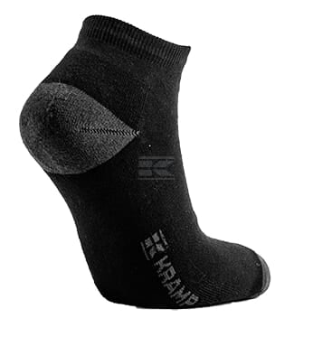 Sneaker-Socken hoch UK: 6-8 (39-43) schwarz, 2 Paar
