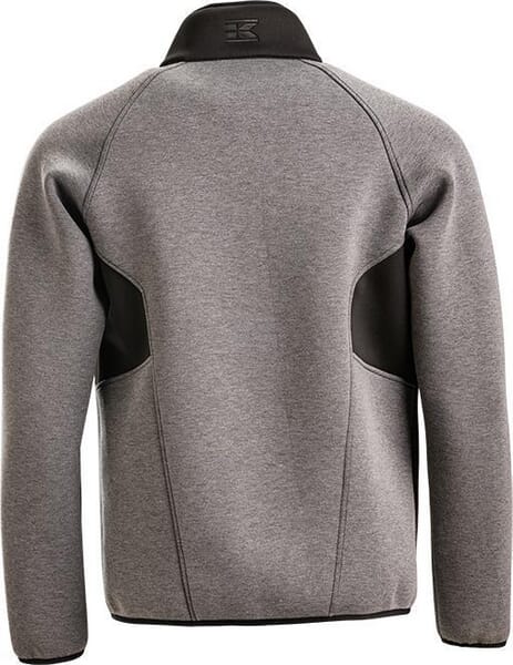 Jacke mit Luftschicht, 4 Way Stretch,graumelange, 3XL