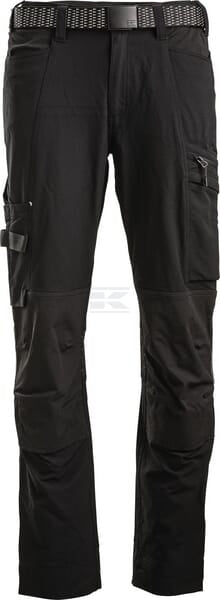 Hosen , Unisex , 3XL 112-122cm , W44-48" , schwarz, 4 Way Stretch by Kramp