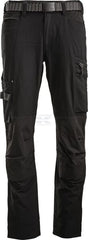 Hosen , Unisex , 3XL 112-122cm , W44-48" , schwarz, 4 Way Stretch by Kramp