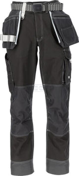Arbeitshosen , Unisex , XS 70-80cm , W28-32" , schwarz, Kramp Technical by Kramp