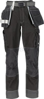 Arbeitshosen , Unisex , XS 70-80cm , W28-32" , schwarz, Kramp Technical by Kramp